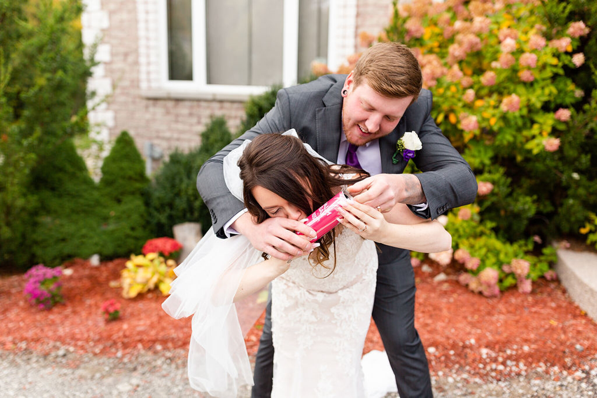 Beautiful Colourful Autumn Wedding at Walters Falls Inn