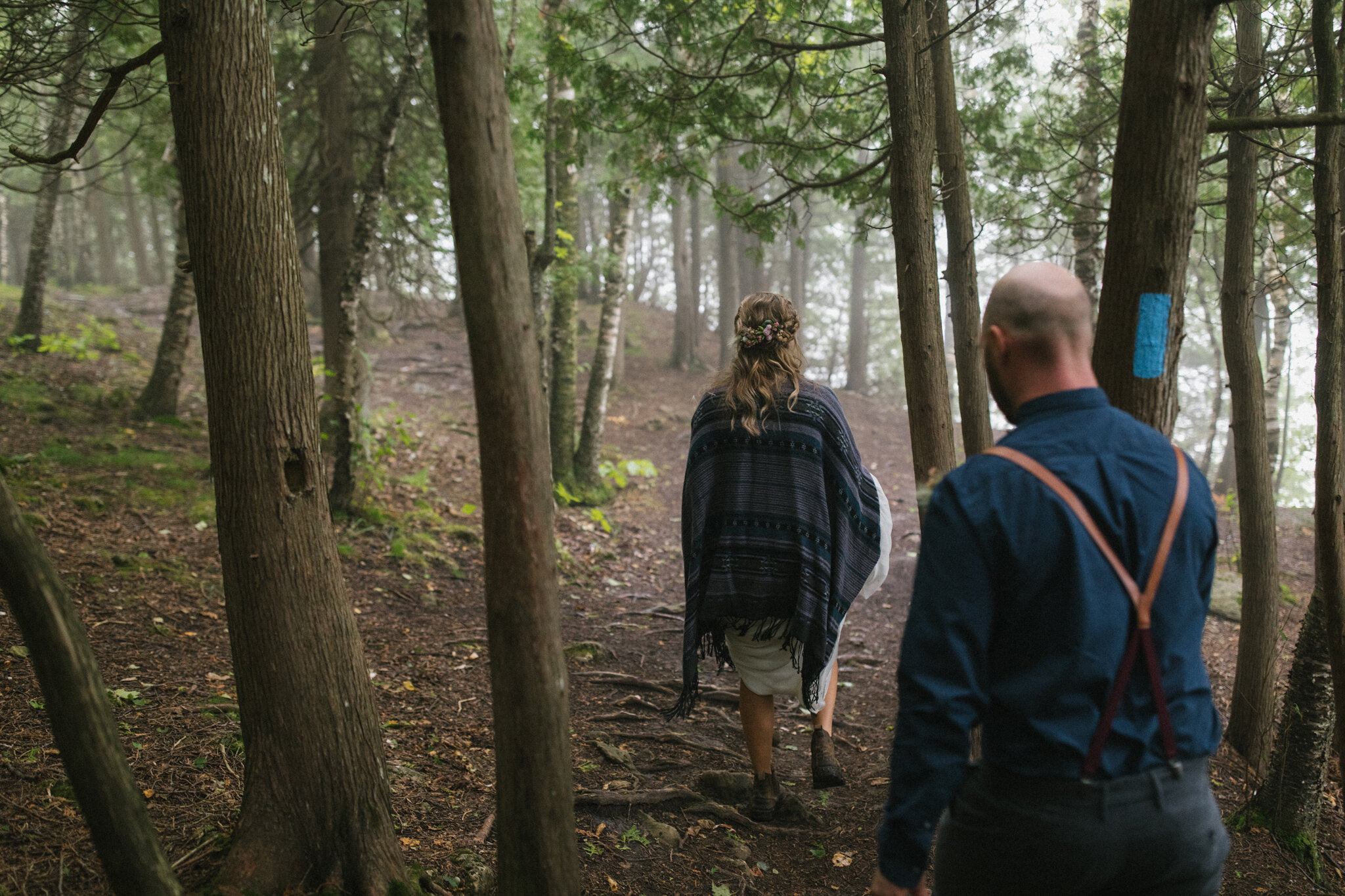 South Georgian Bay Elopement in Foggy Grey Highlands