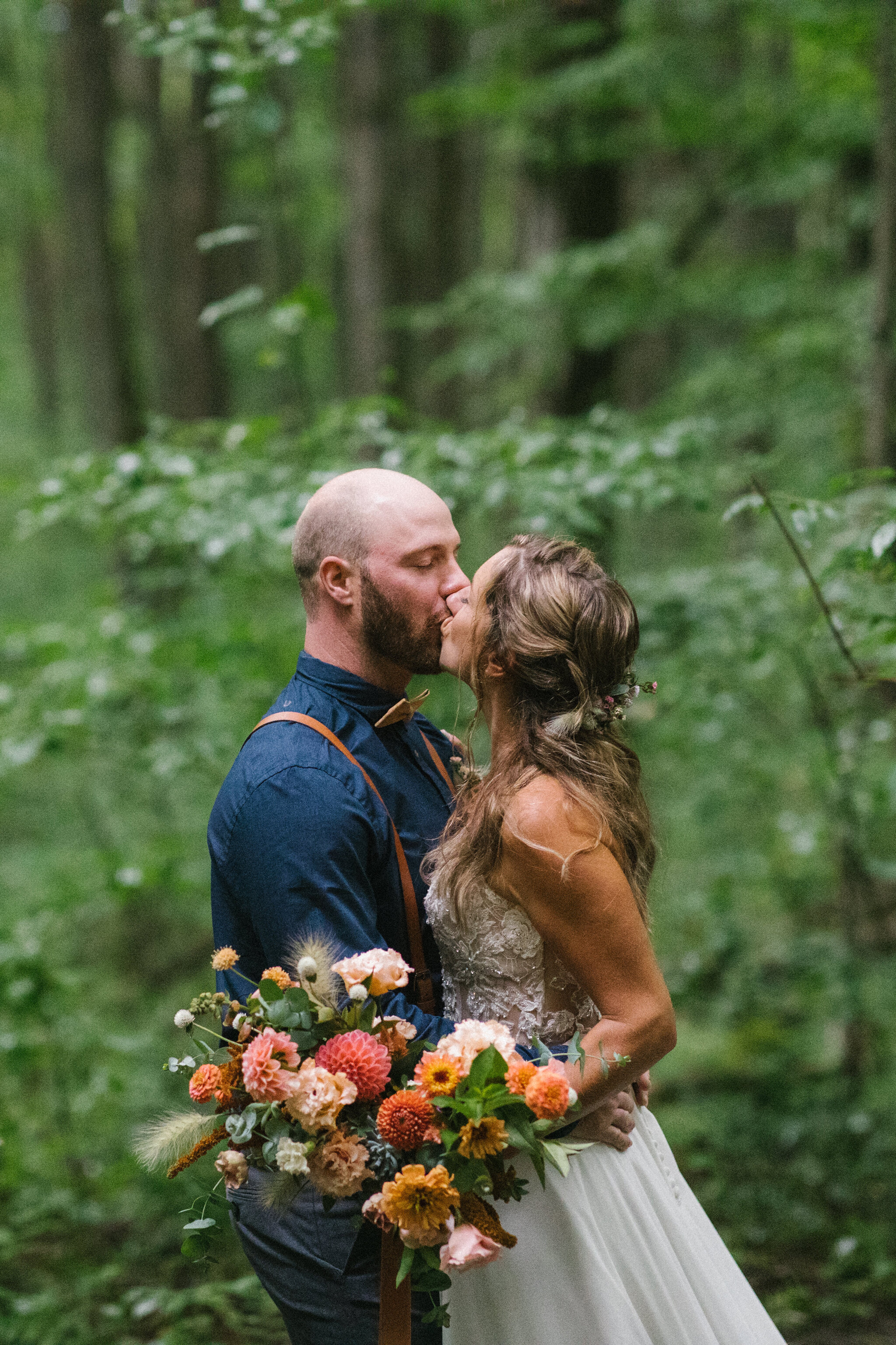 South Georgian Bay Elopement in Foggy Grey Highlands