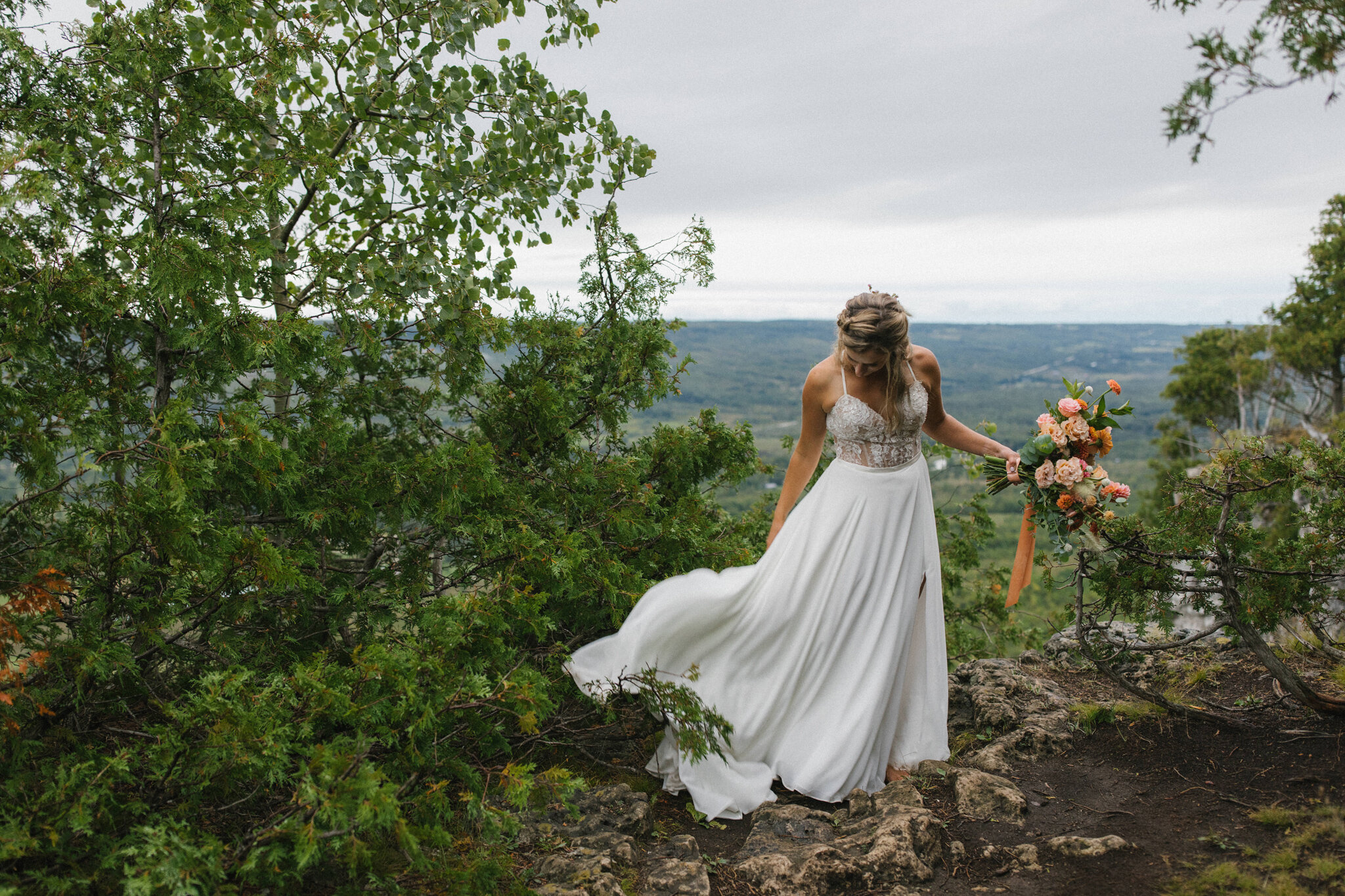 South Georgian Bay Elopement in Foggy Grey Highlands