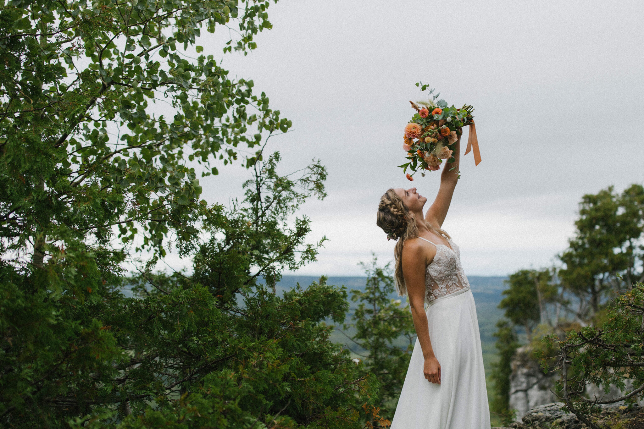 South Georgian Bay Elopement in Foggy Grey Highlands