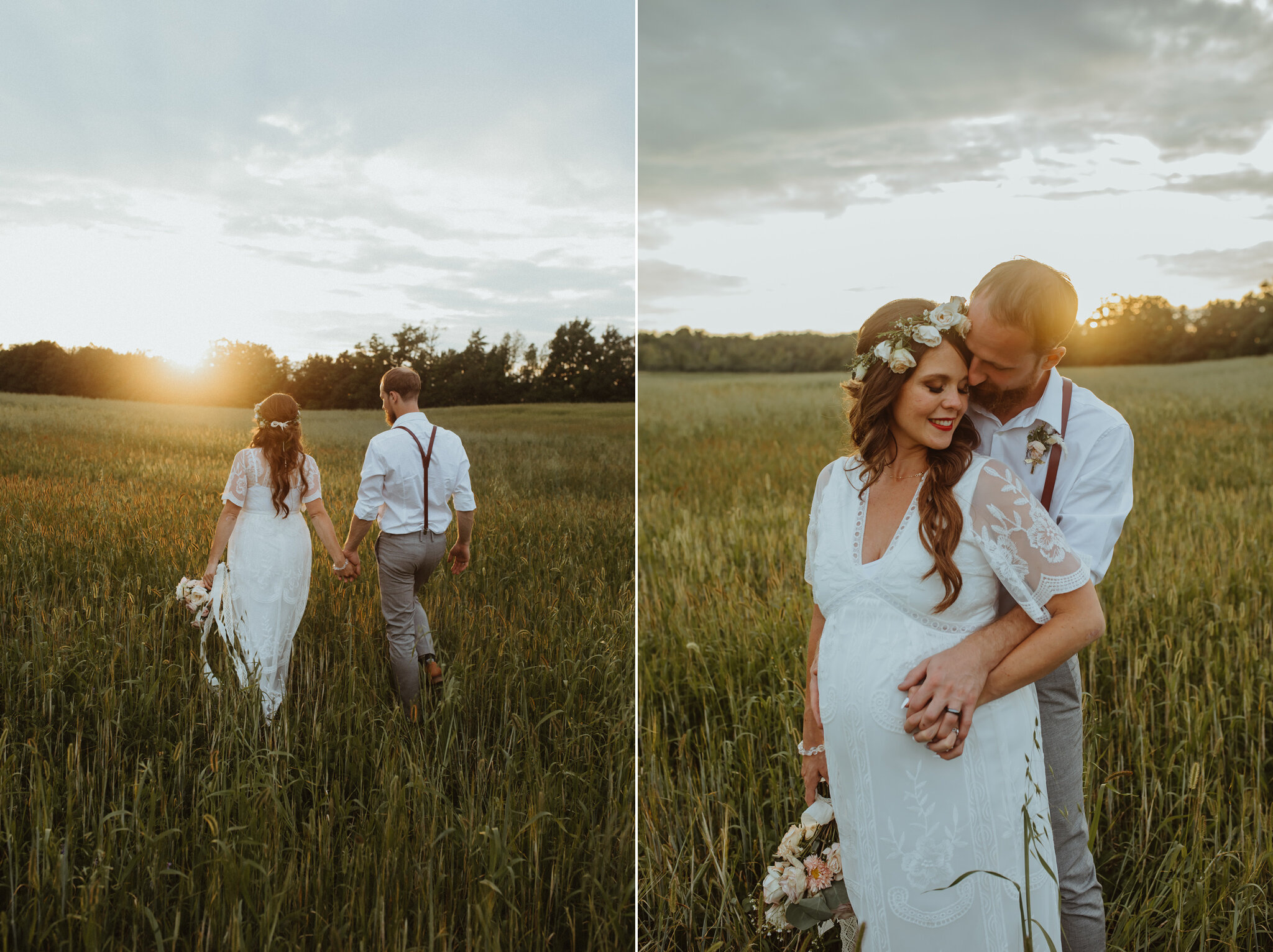 Intimate Boho Wedding at Golden Legacy Wedding Venue