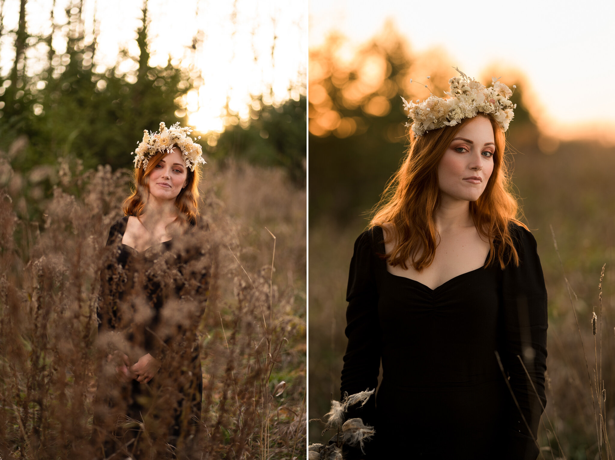 Georgian Bay creative portrait session in forest