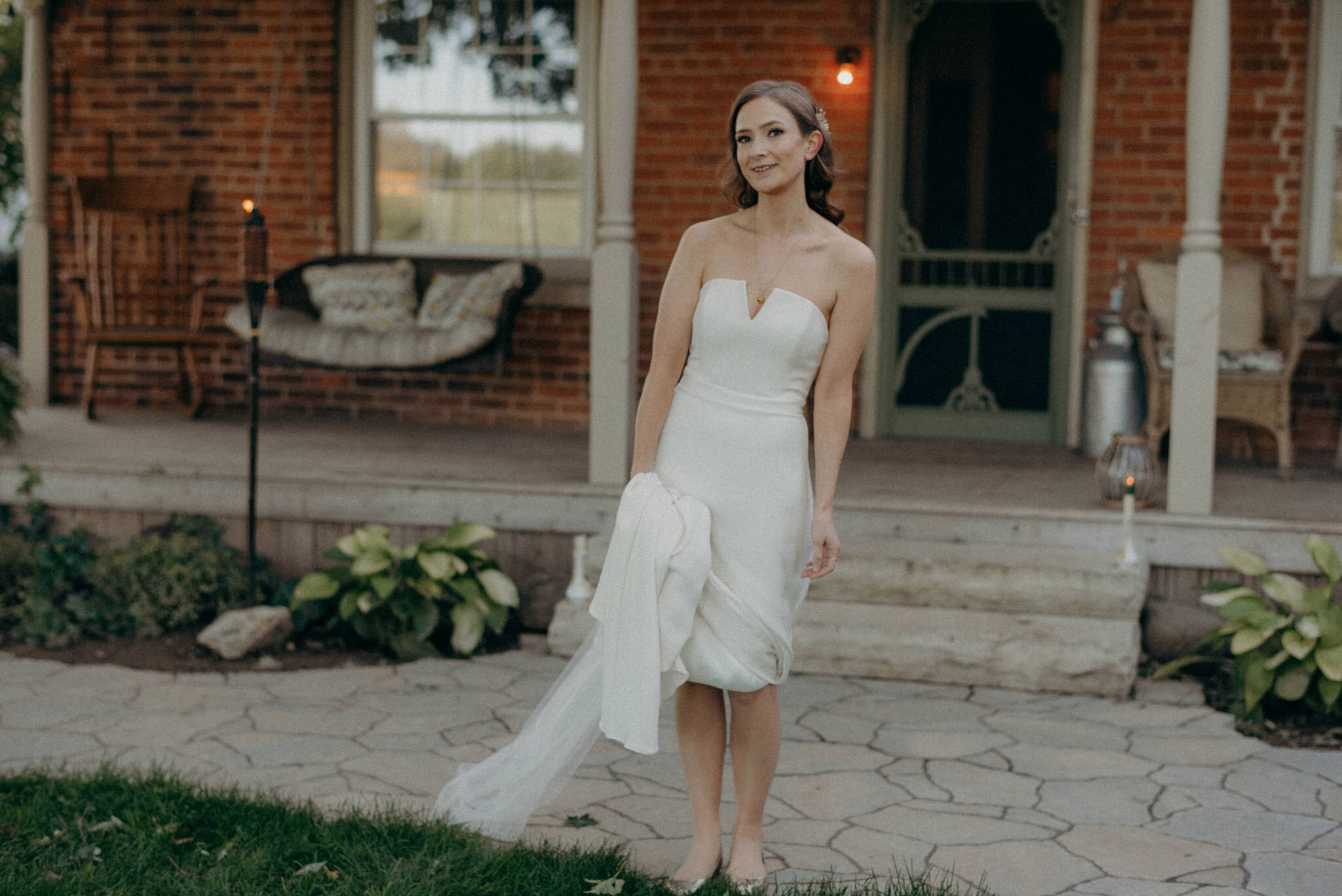  An intimate wedding at Good Family Farms with caterer Sumac and Salt by Toronto wedding photographer Daring Wanderer // www.daringwanderer.com 