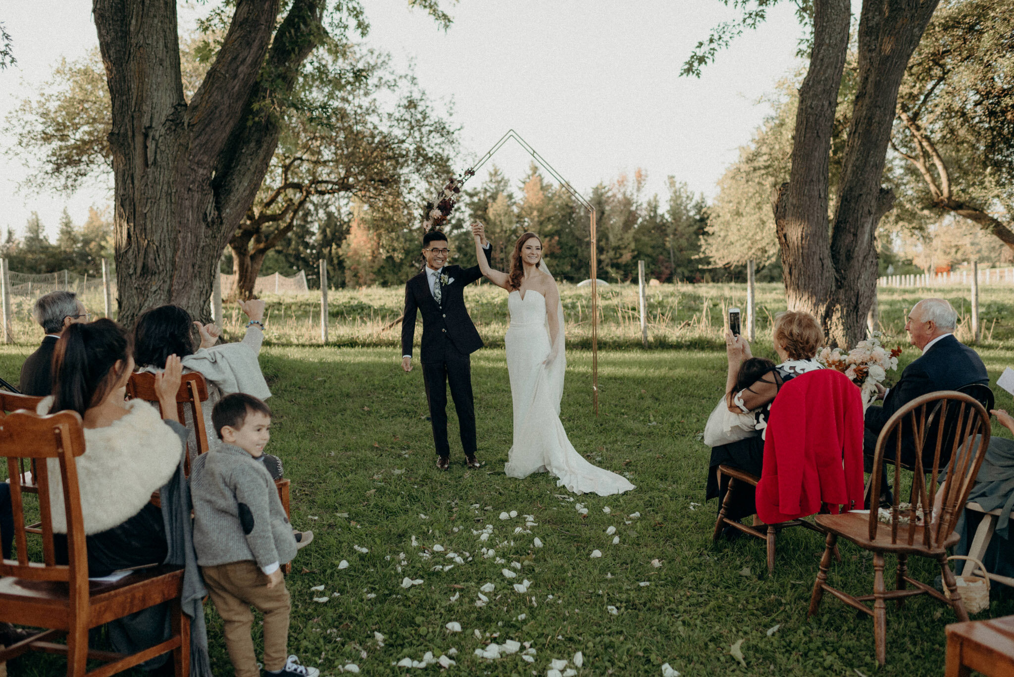  An intimate wedding at Good Family Farms with caterer Sumac and Salt by Toronto wedding photographer Daring Wanderer // www.daringwanderer.com 