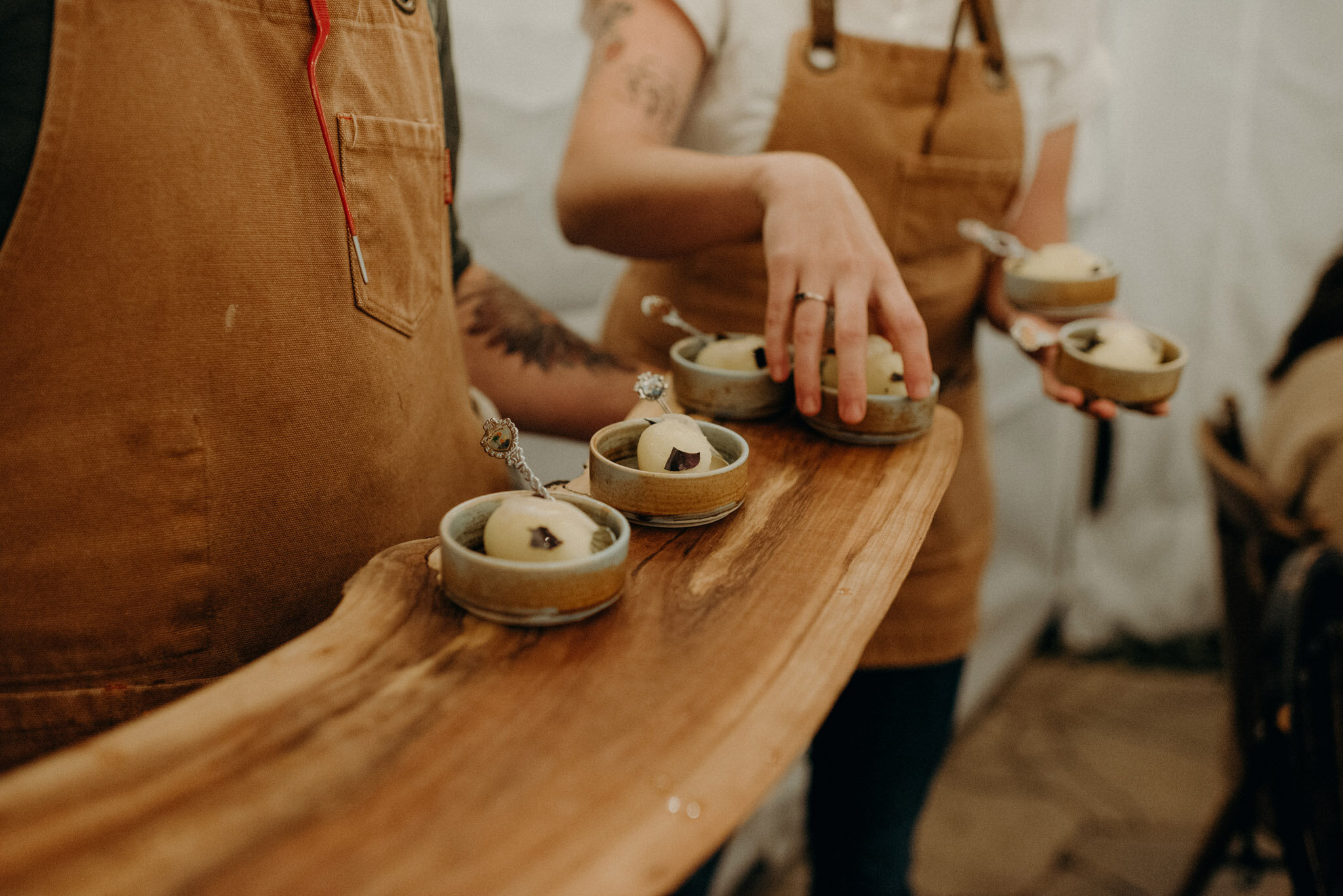  An intimate wedding at Good Family Farms with caterer Sumac and Salt by Toronto wedding photographer Daring Wanderer // www.daringwanderer.com 