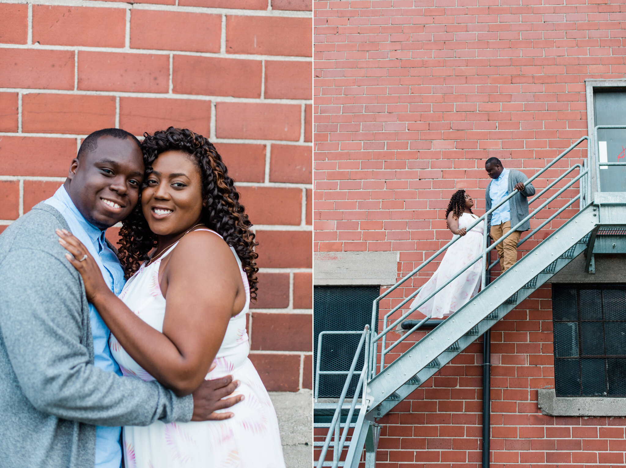 Engaged couple photos in Collingwood Ontario