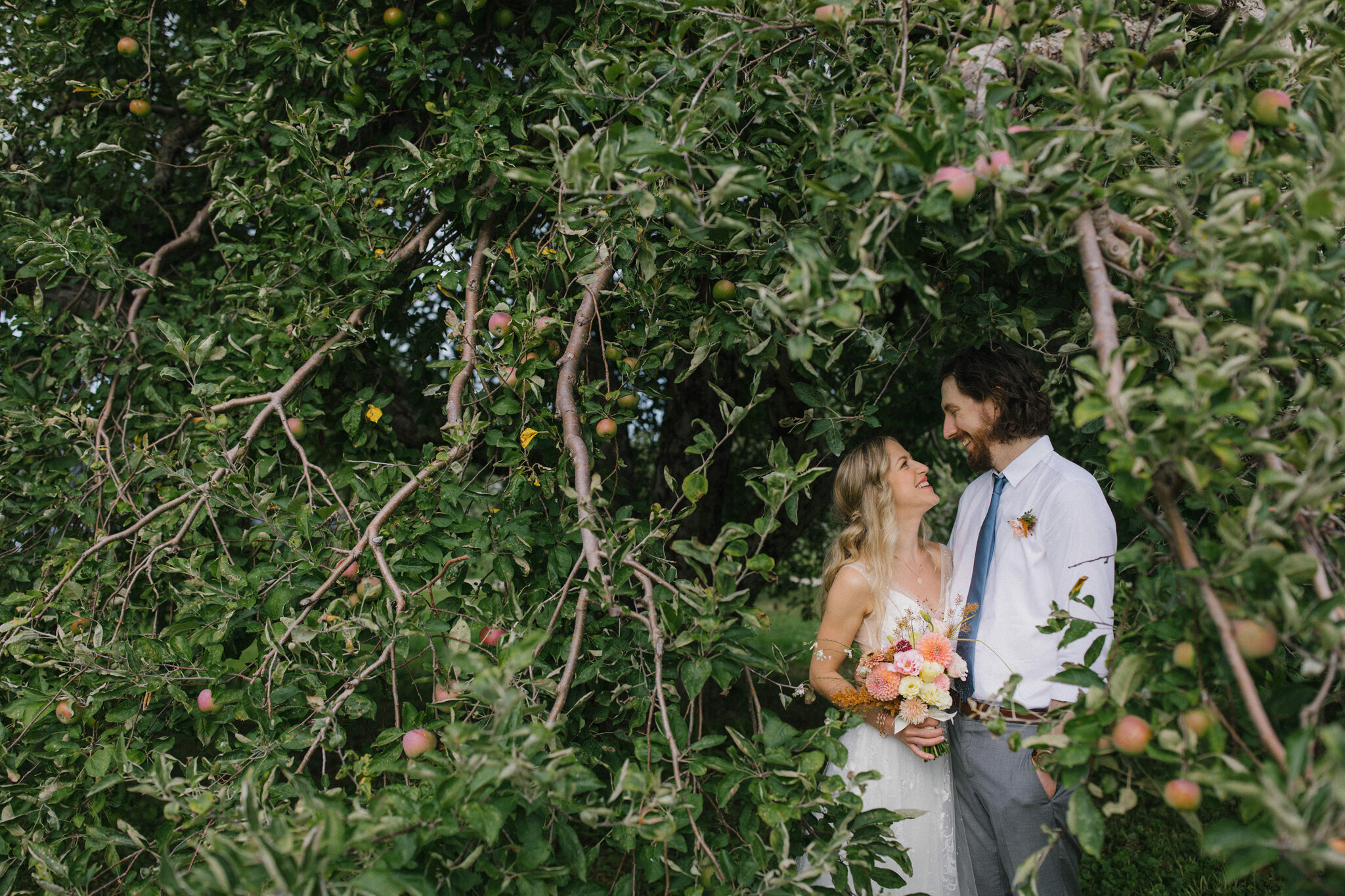 wedding photos meaford orchard