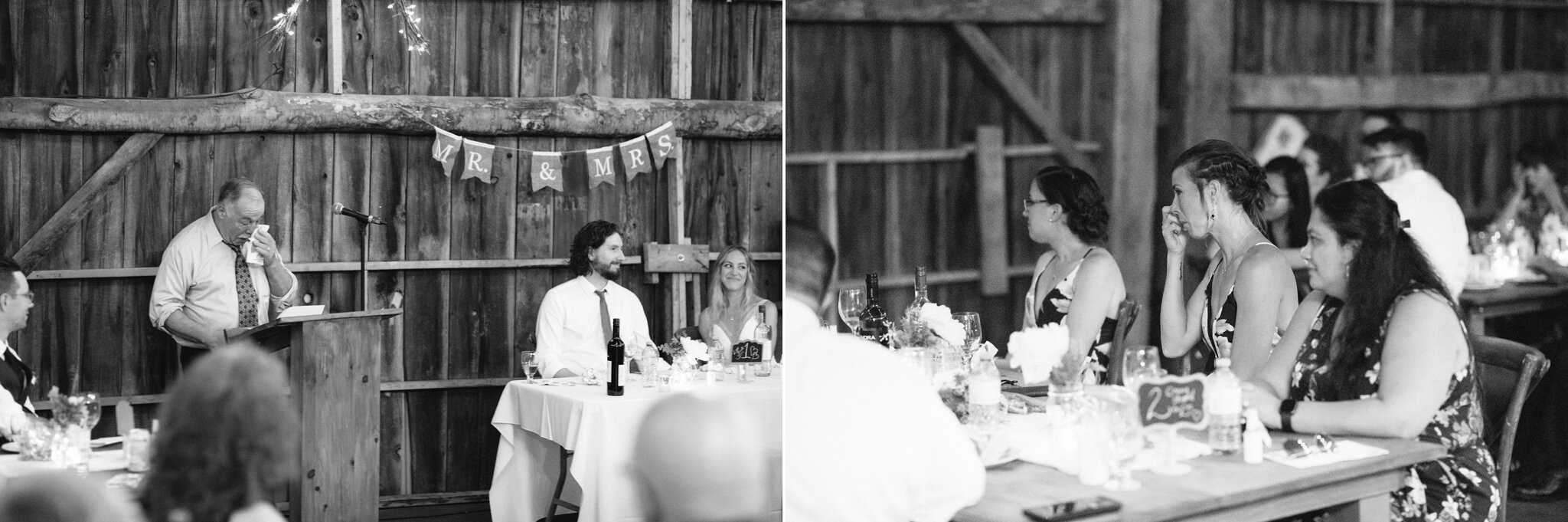 emotional wedding speeches barn