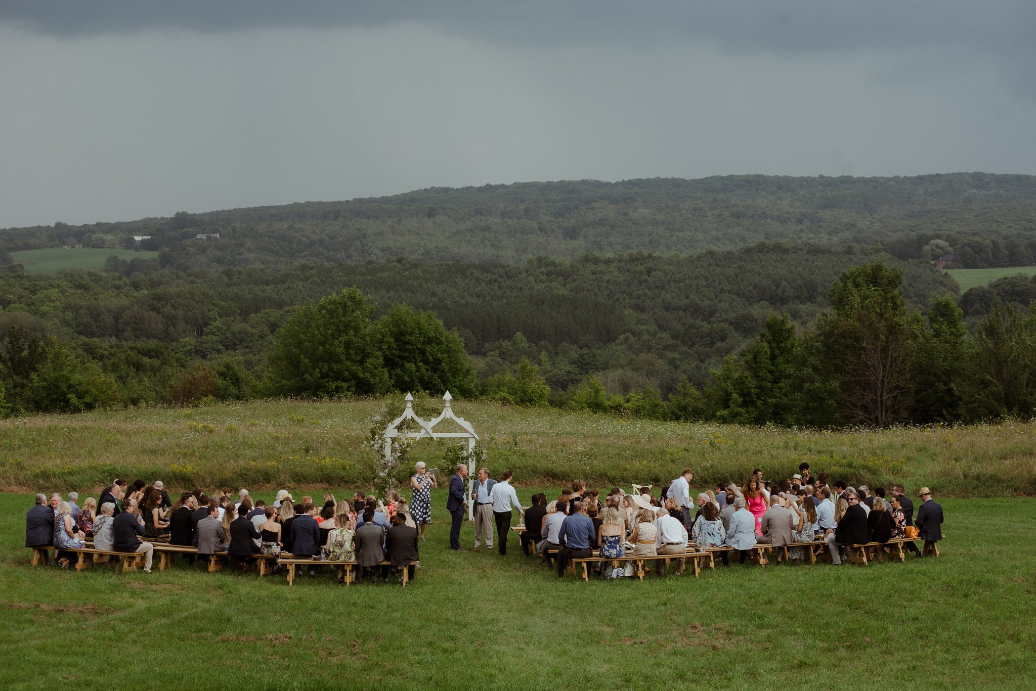 Country wedding in Creemore Ontario