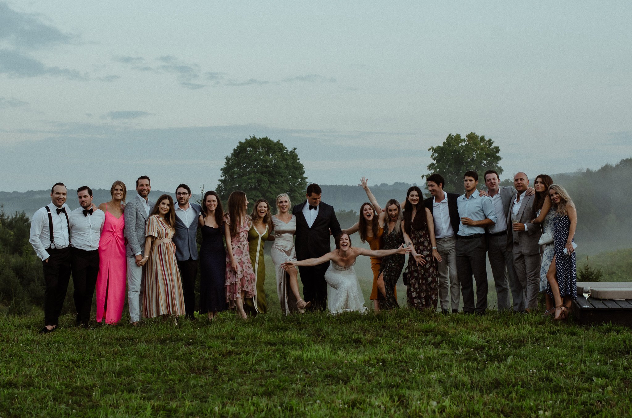 Country wedding in Creemore Ontario