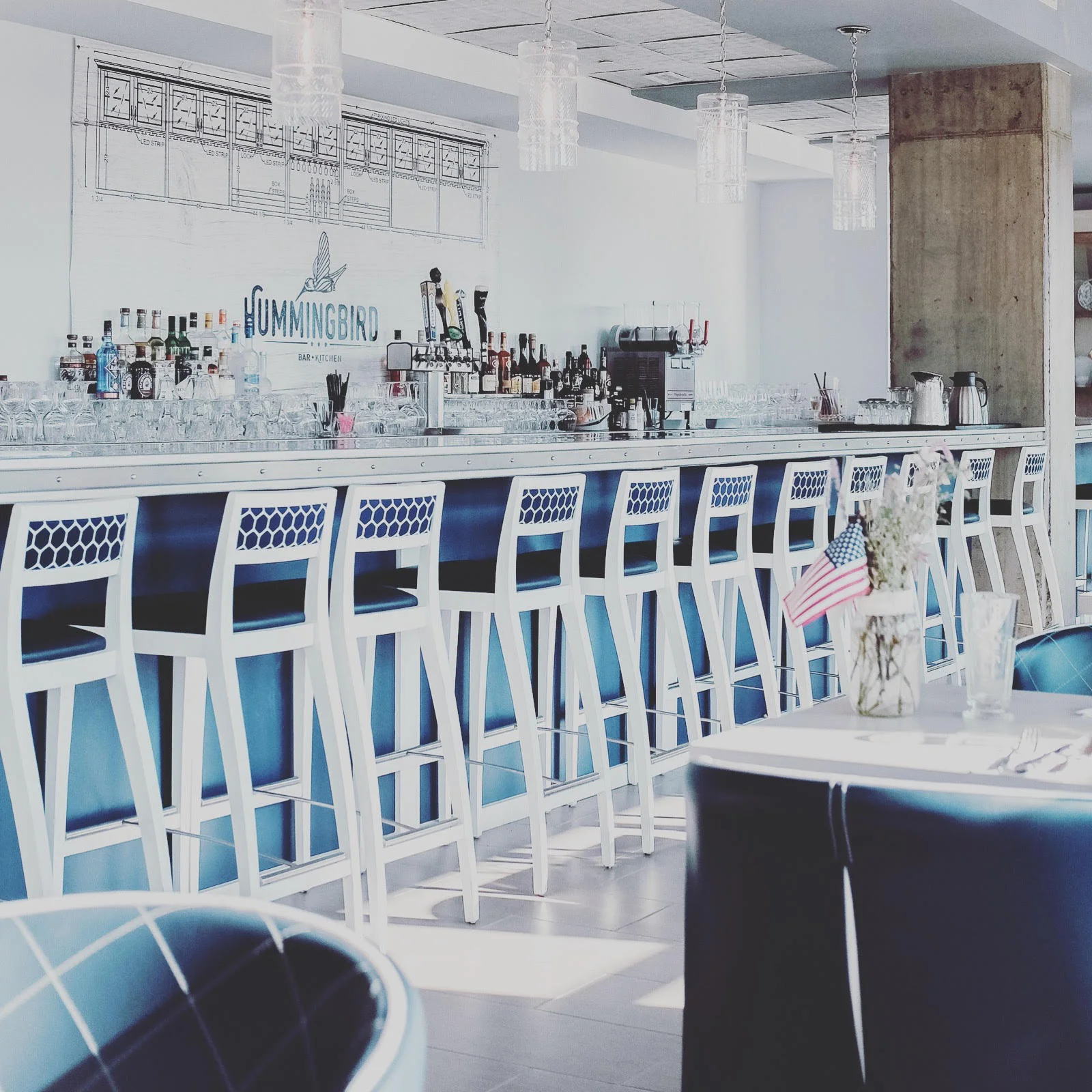 Enjoy Happy Hour or the famous 'Lickity Split Lunch ' at the Bar.