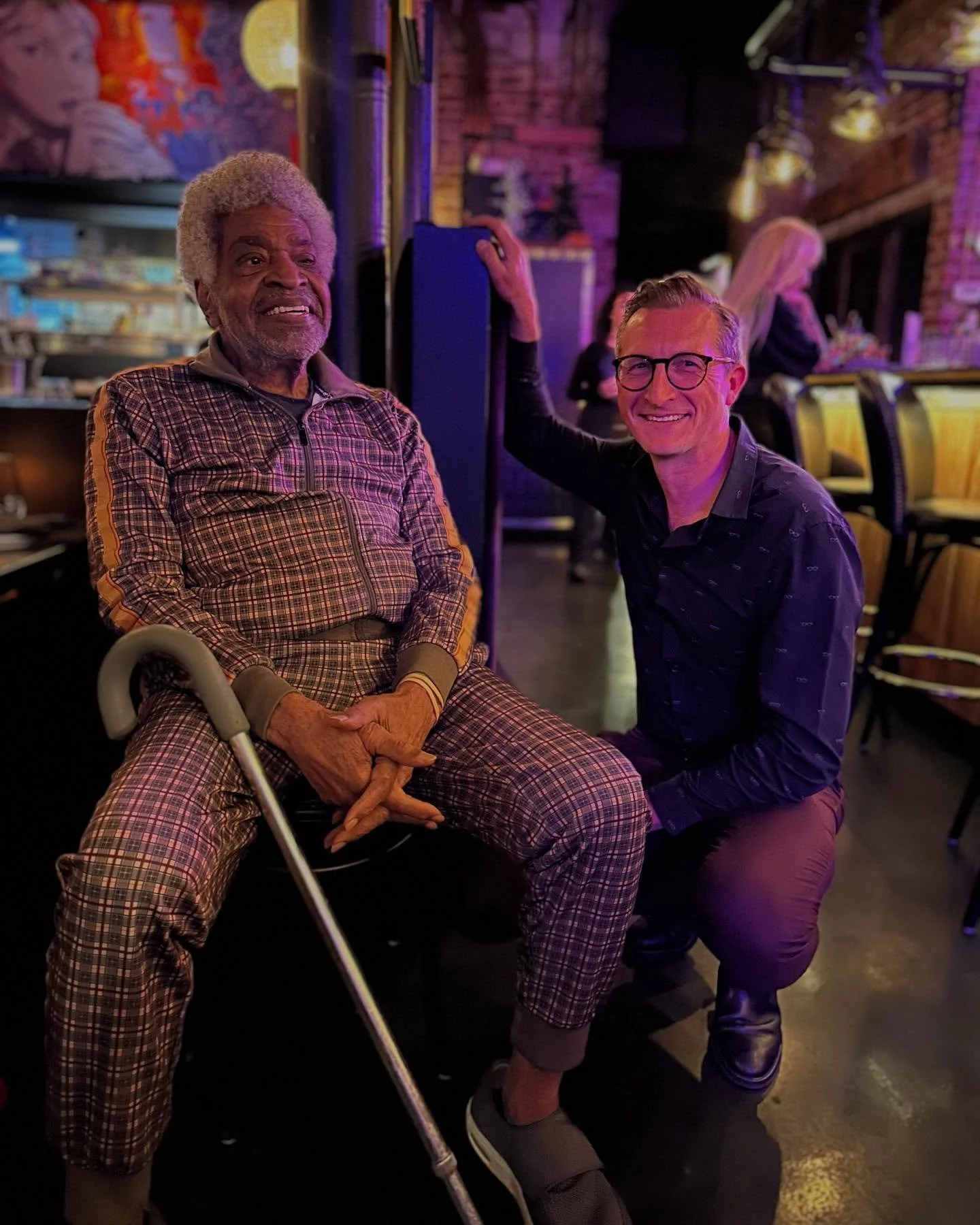 I had the immense honor of having NEA Jazz Master and saxophone legend @georgecolemanofficial come and play with my trio last night at @madamejerseycity.  He played the entire first set with us and at 90yrs old is still playing absolutely masterfully