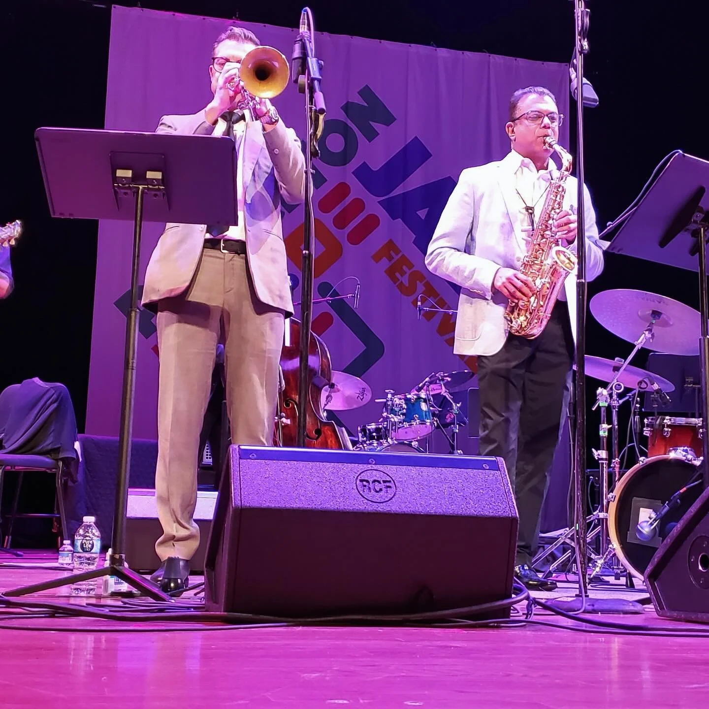 Amazing day at the @jazzatprincetonuniversity jazz festival.  I am so proud of my Small Group X that did an incredible job preparing and performing the music of our wonderful guest artist @roxycoss .  It’s always an honor to perform with my fac