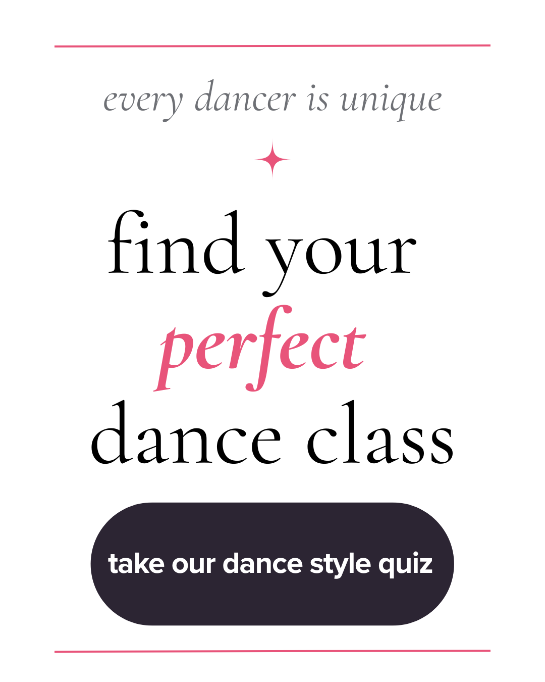 find your perfect dance class with our dance style quiz