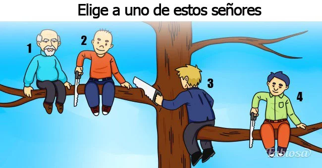 ¿Con cuál de estas 4 personas te identificas? Tu elección dirá mucho de tu personalidad