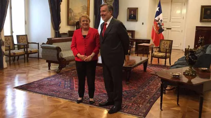 Reunión en la moneda Guiller- Bachelet