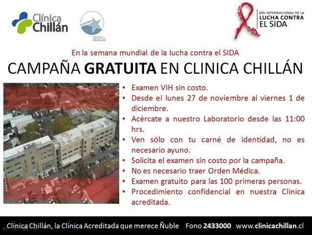 Exámen gratis de VIH
