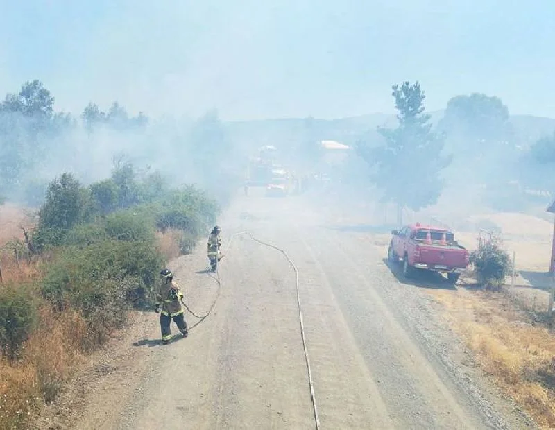 Incendio Forestal en San Nicolás