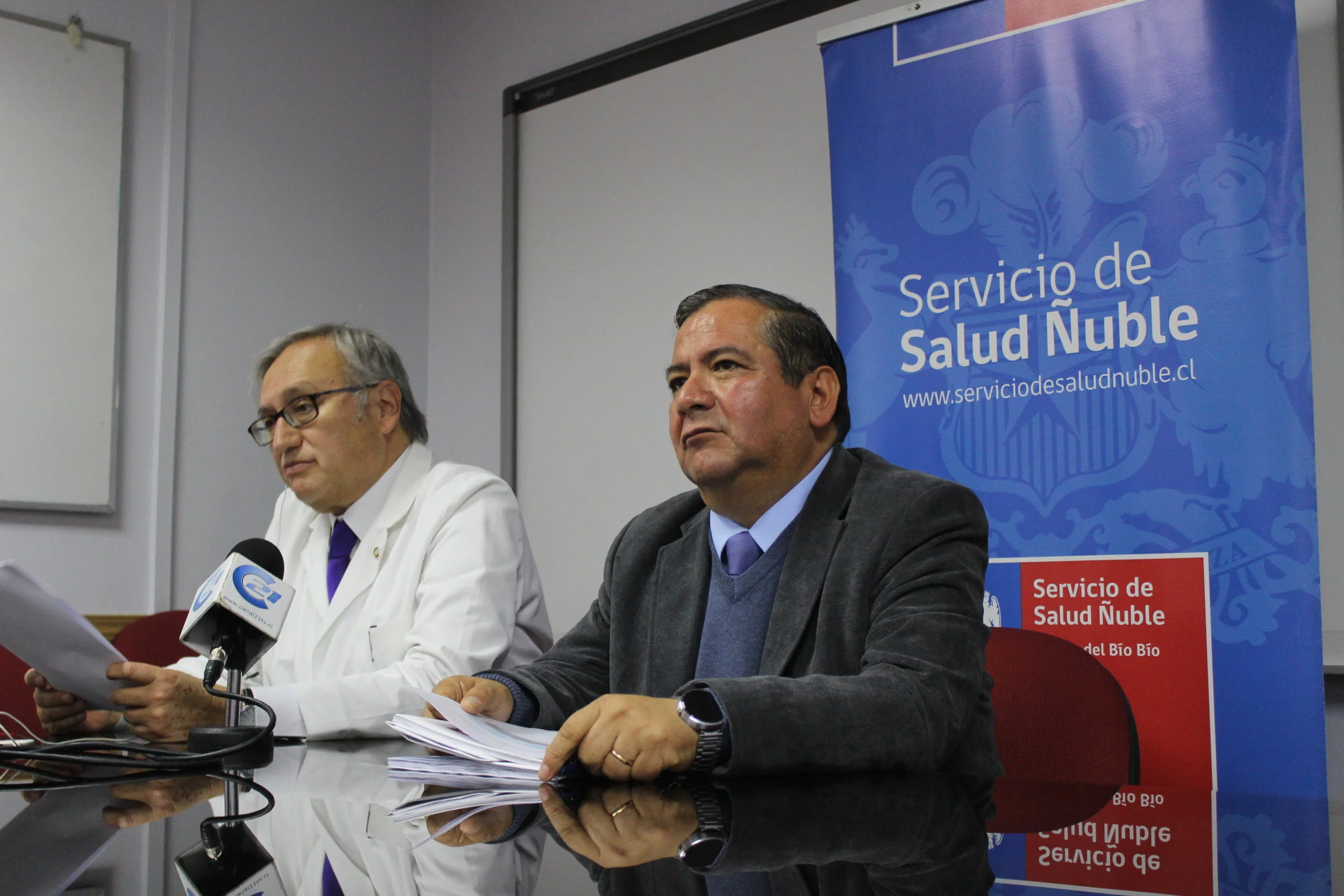 Director (s) del Servicio de Salud presentó al Director General del Proyecto del nuevo Hospital de Ñuble