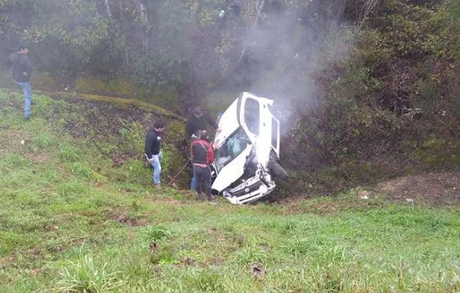 Quirihuana protagonizó accidente de tránsito en la ruta hacia Coelemu