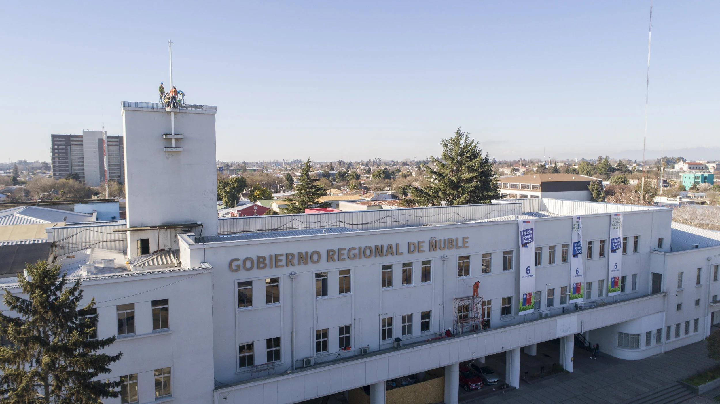 Delegado Arrau destaca ordenamiento de Edificios Públicos de cara al 6 de septiembre