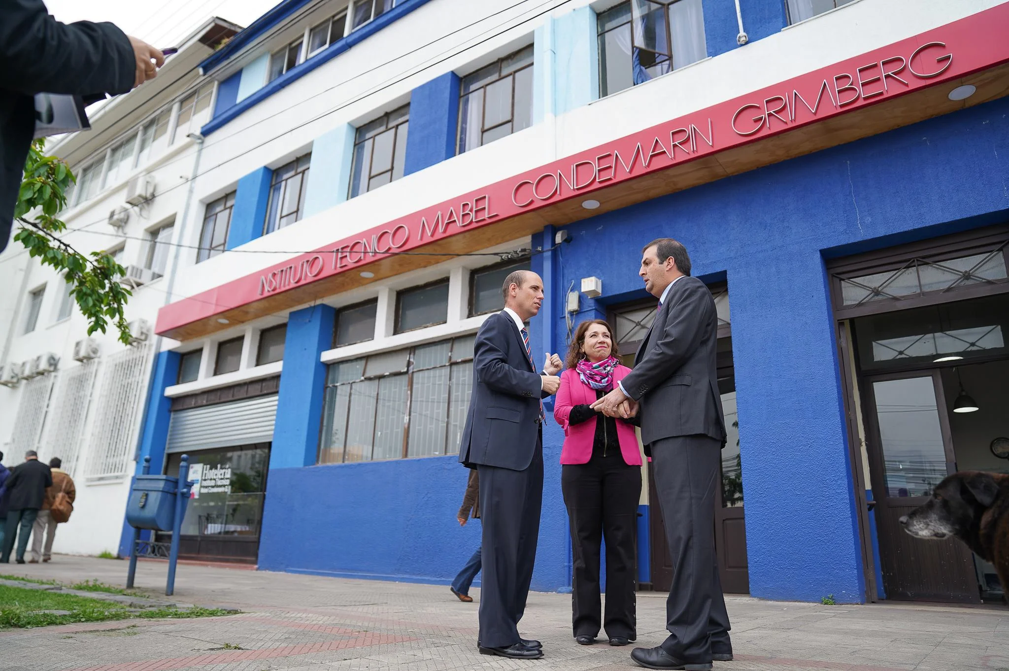 Intendente de la Región de Ñuble, Martín Arrau, junto a Seremi de Educación, Felipe Rössler, realizaron visita a Instituto Técnico Mabel Condemarín