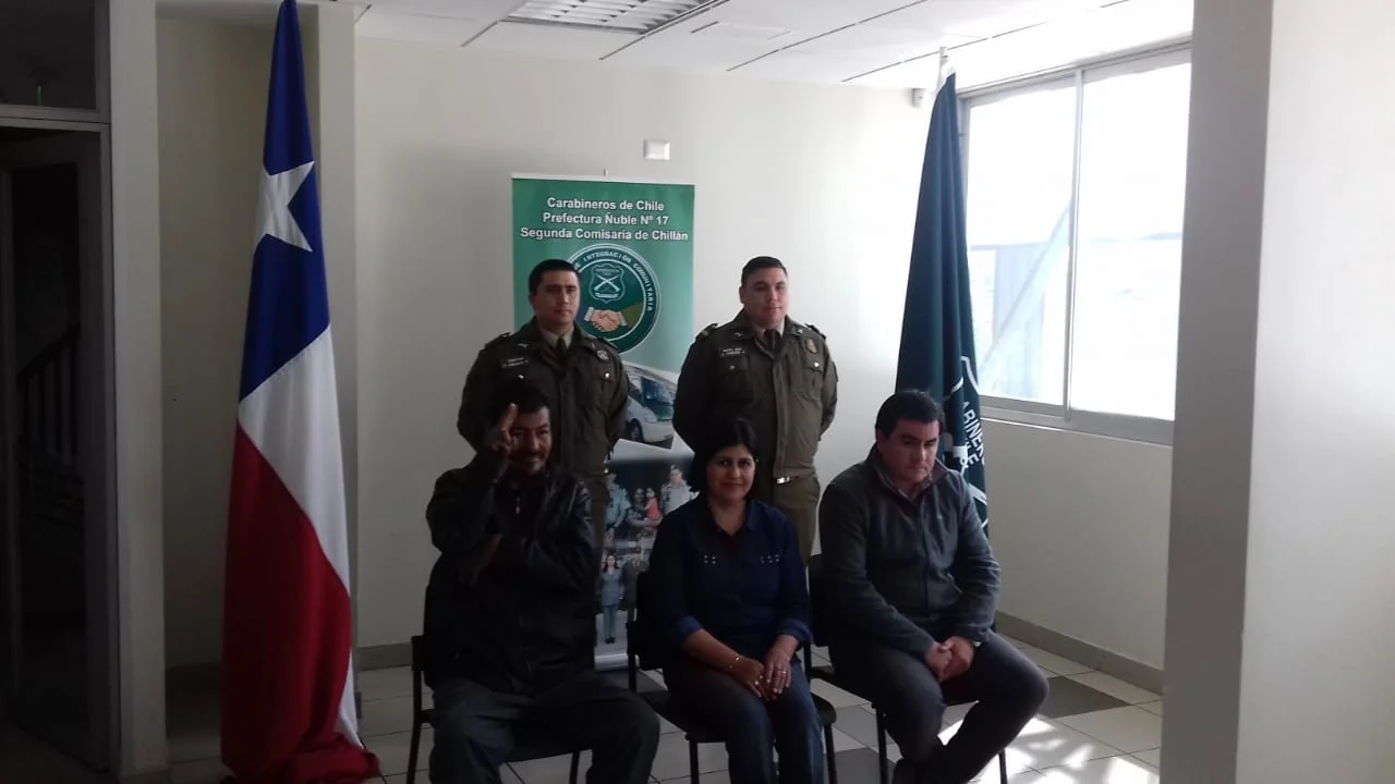 Reencuentro Familiar, se vivió en dependencias de la 2ª. Comisaría de Carabineros de nuestra ciudad.