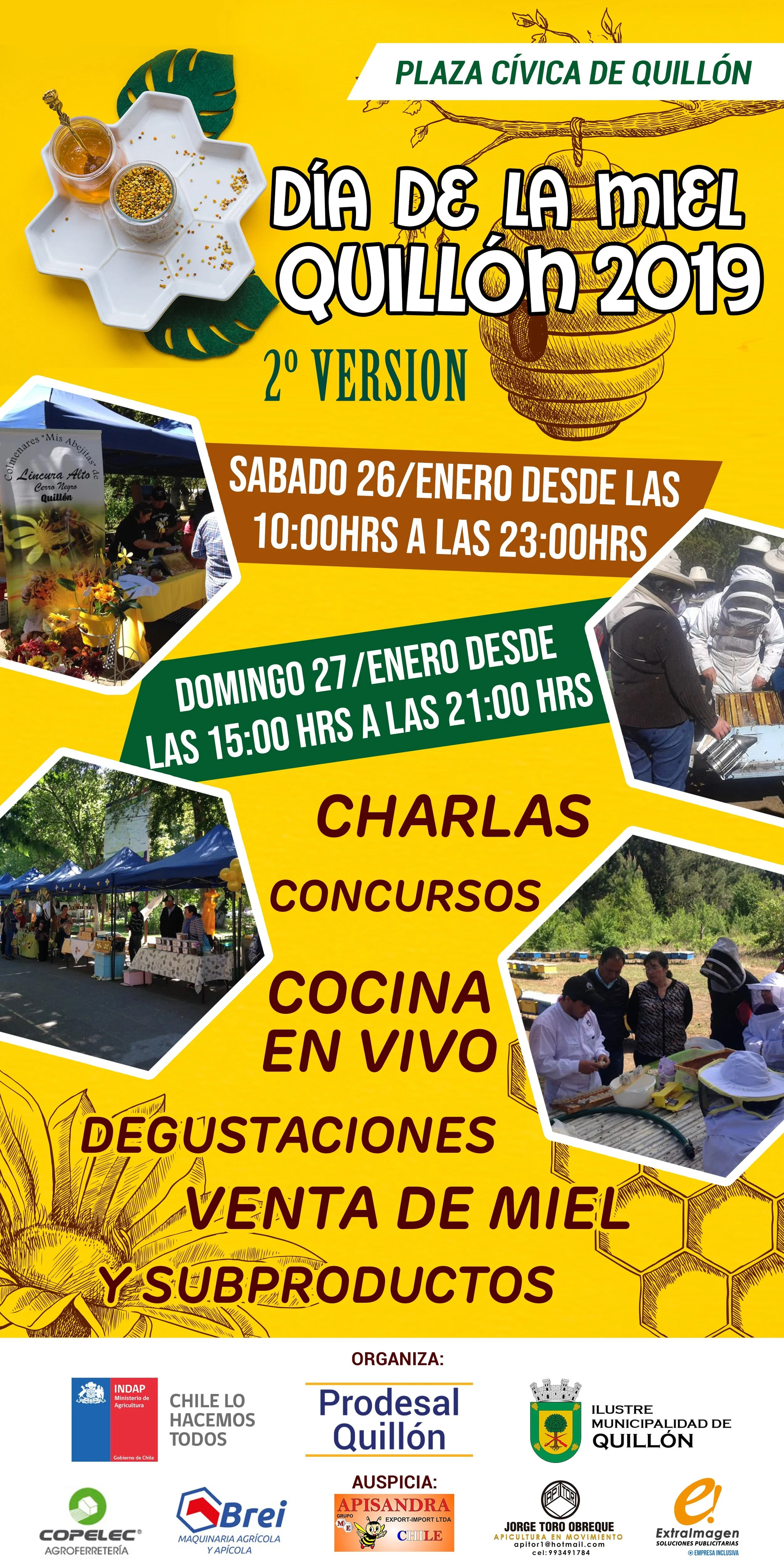 DIA DE LA MIEL PREPARAN PRODUCTORES DE QUILLÓN
