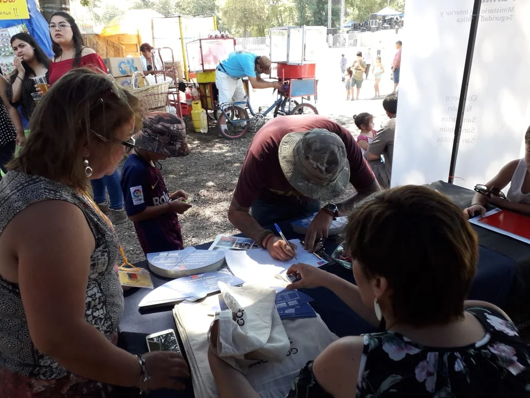 Gran recepción tuvo stand de la Gobernación de Punilla en Fiesta Criolla de Coihueco