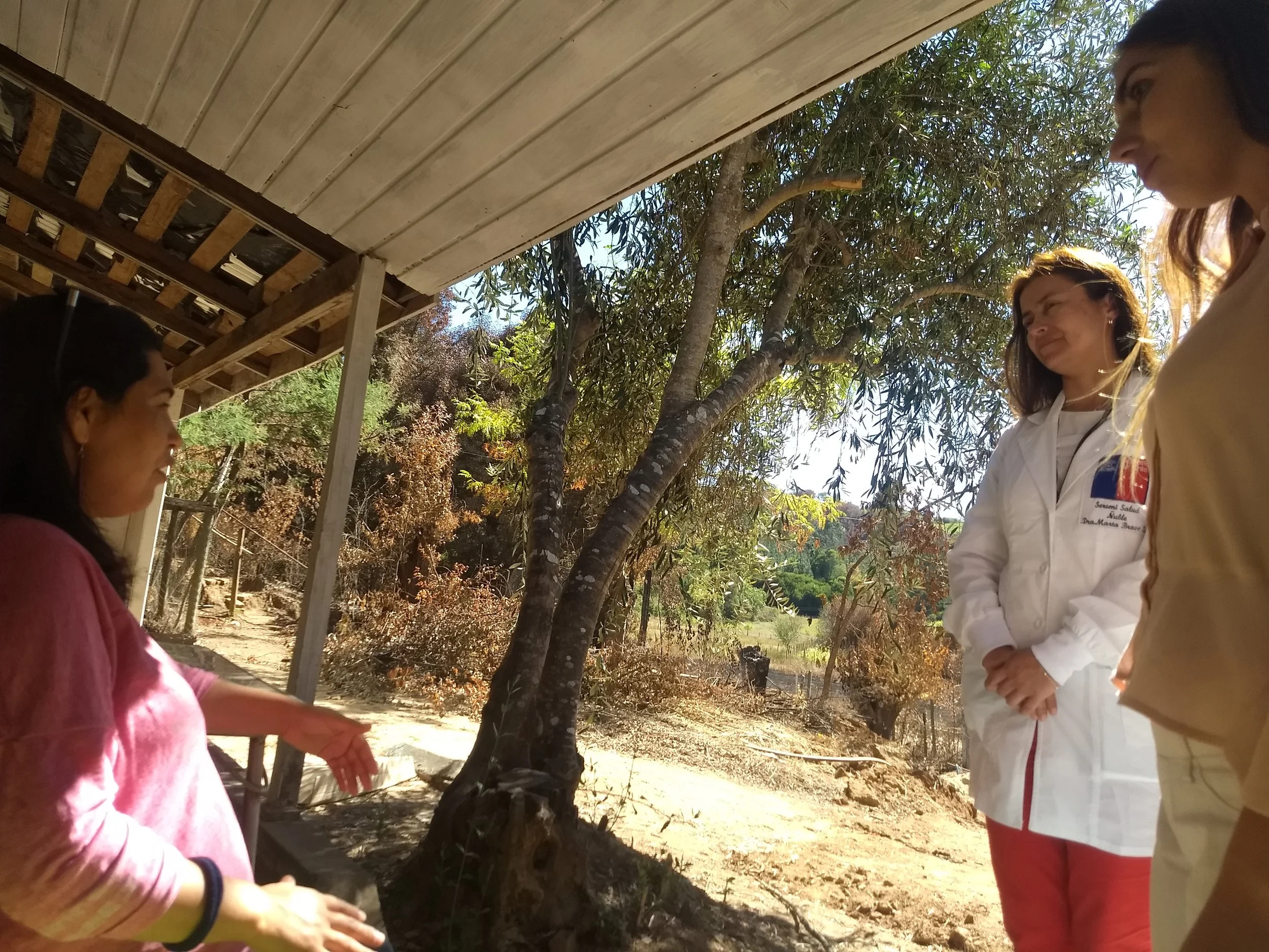 Realizan seguimiento psicológico a familias afectadas por incendio en Coelemu