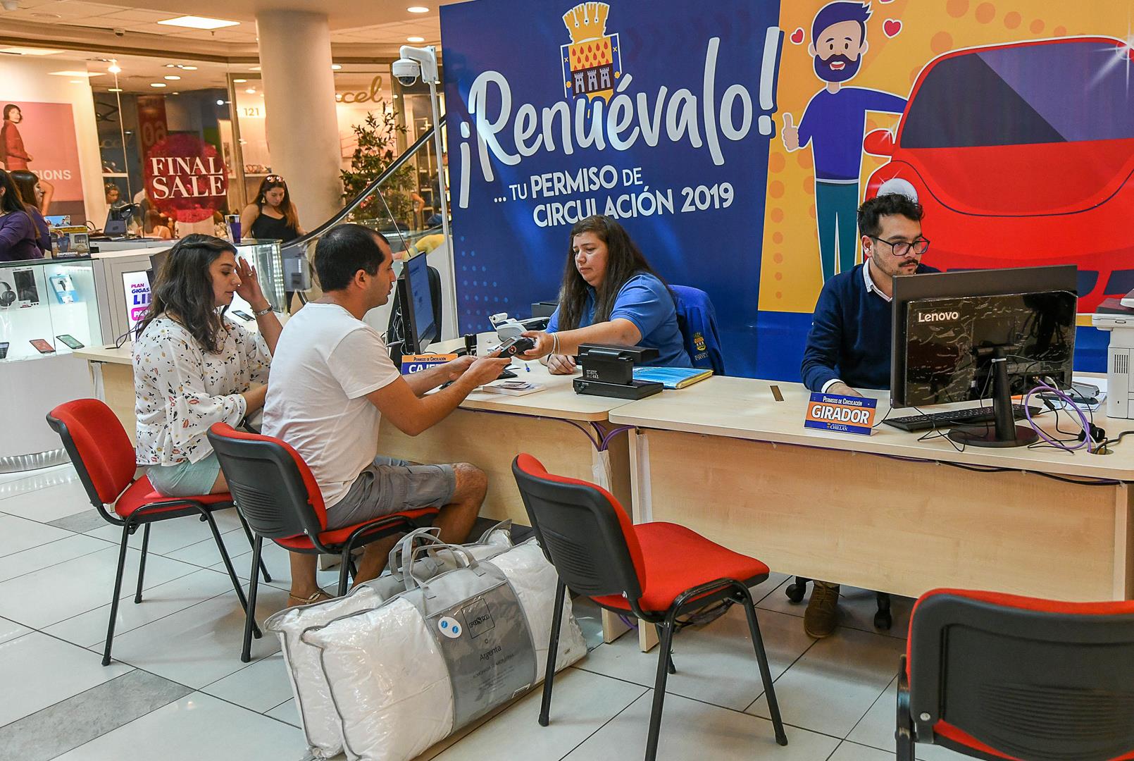 Municipio chillanejo habilita nueve puntos para pago de Permisos de Circulación 2019