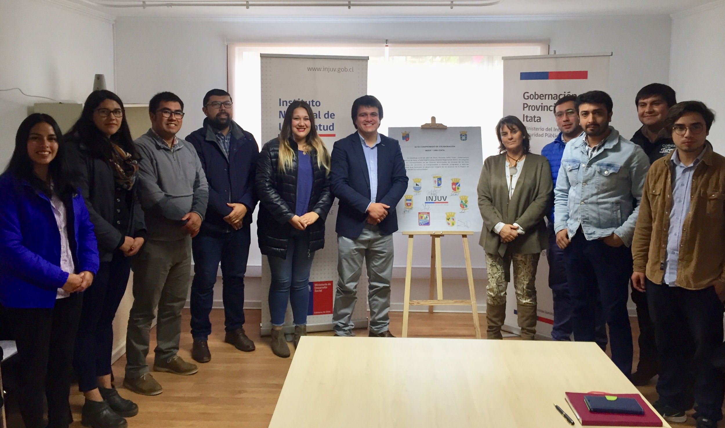 Conforman en Itata la primera mesa provincial de la Juventud