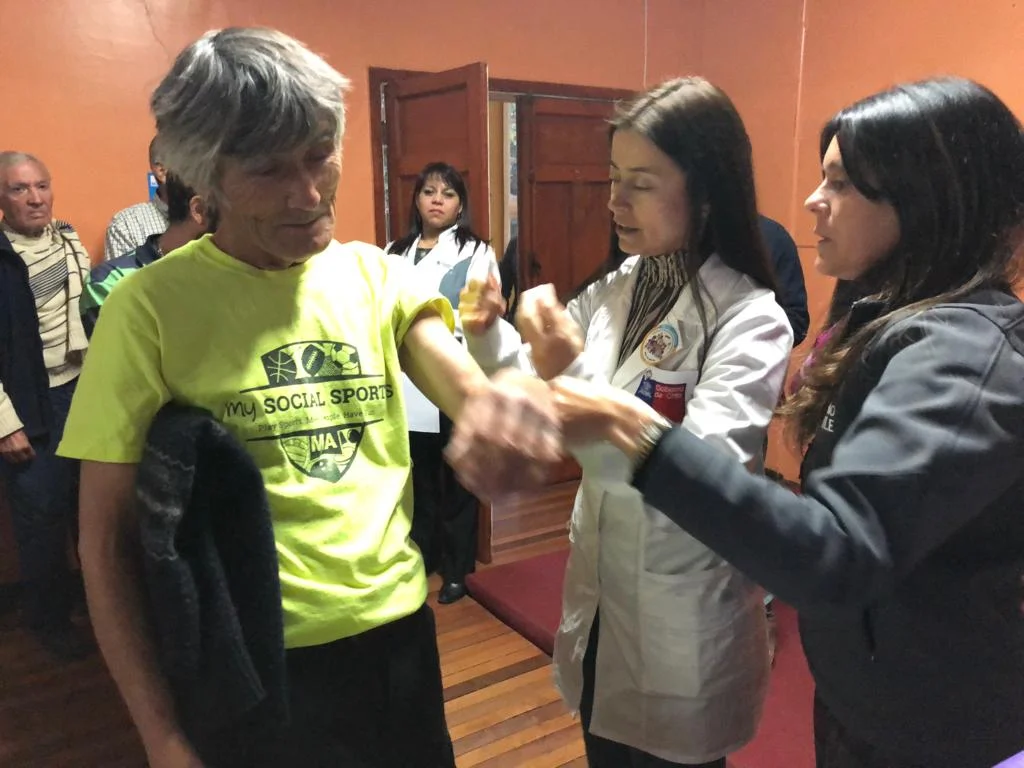 Seremis  se unen en vacunación  contra la influenza a personas en situación de calle
