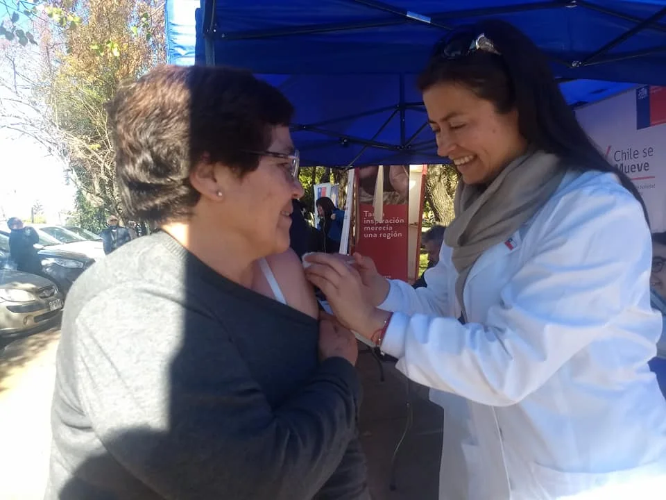 Ñuble tiene un 74% de cobertura en vacunación contra la Influenza 