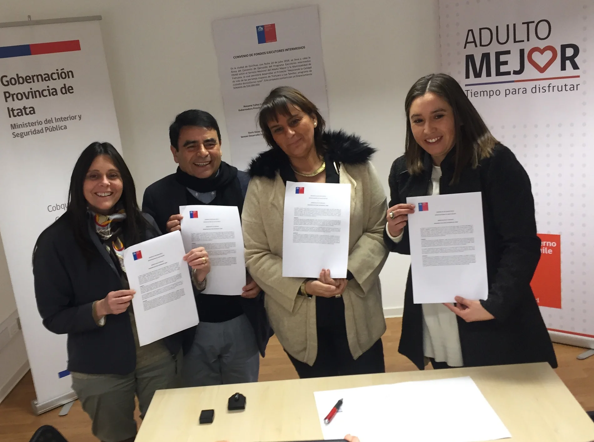 En Itata concretan financiamiento  de programa que asistirá a Adultos Mayores de sectores rurales