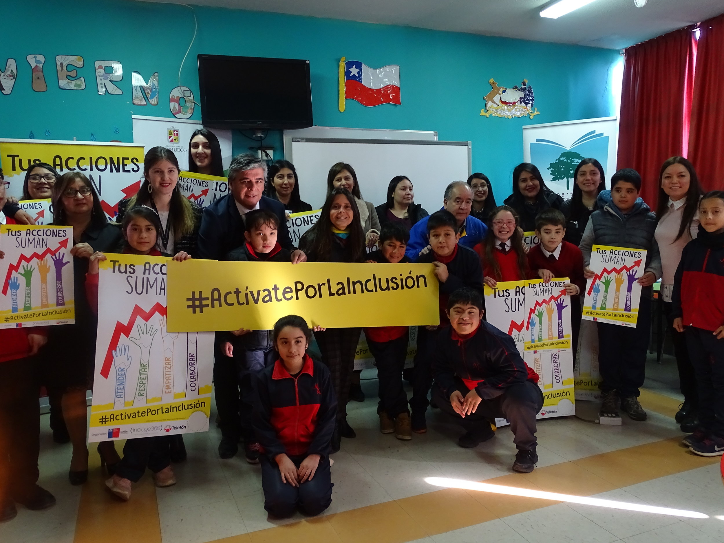 En Escuela Marta Colvin de Coihueco  lanzan campaña #ActívatePorLaInclusión