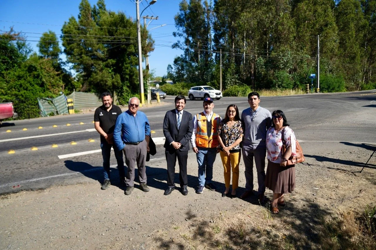 MOP adjudica obras de semaforización de peligroso cruce Nahueltoro-Cato en Chillán.