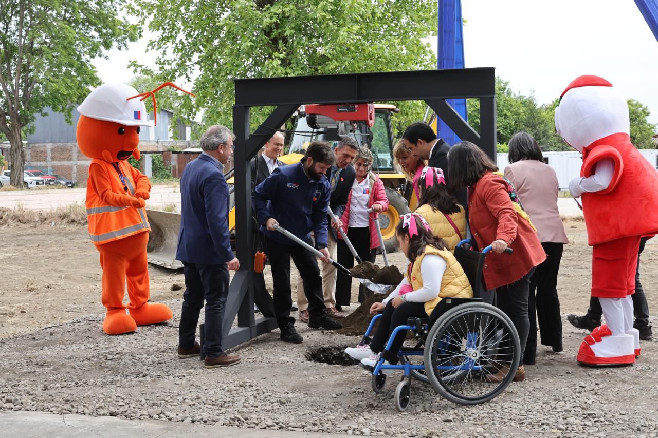 BORIC VISITA ÑUBLE PARA CEREMONIA DE PRIMERA PIEDRA DE NUEVO CENTRO TELETÓN