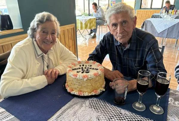 pareja celebro 70 años de matrimonio en Chillán