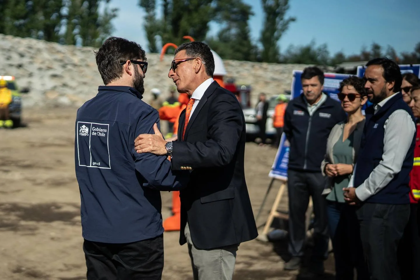 Presidente Boric inicia gira por Ñuble: inaugura importantes obras para el control de desastres naturales