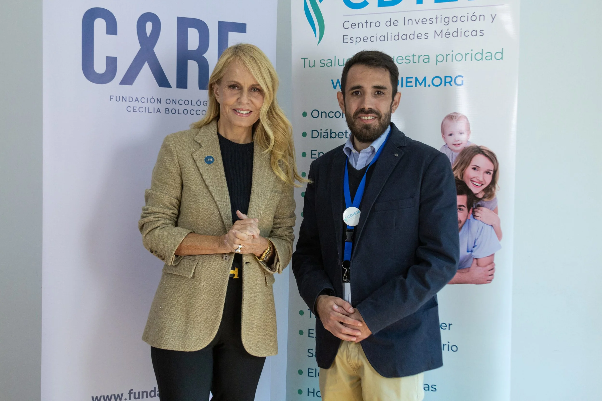 Cecilia Bolocco lidera jornadas de salud preventiva en San Carlos junto a Fundación CARE y Fundación Oncológica