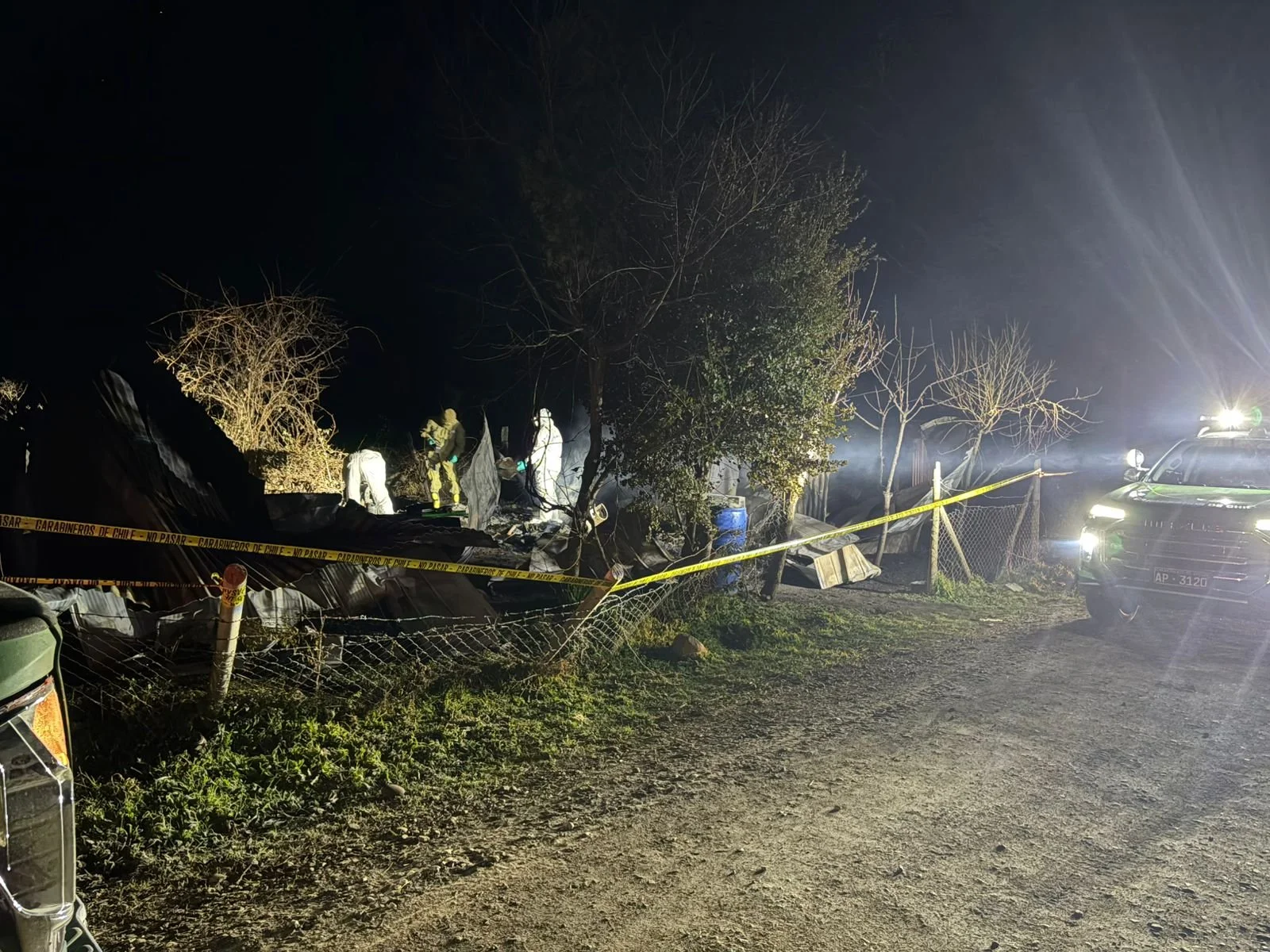 Adulto mayor fallece a raíz de incendio en El Carmen