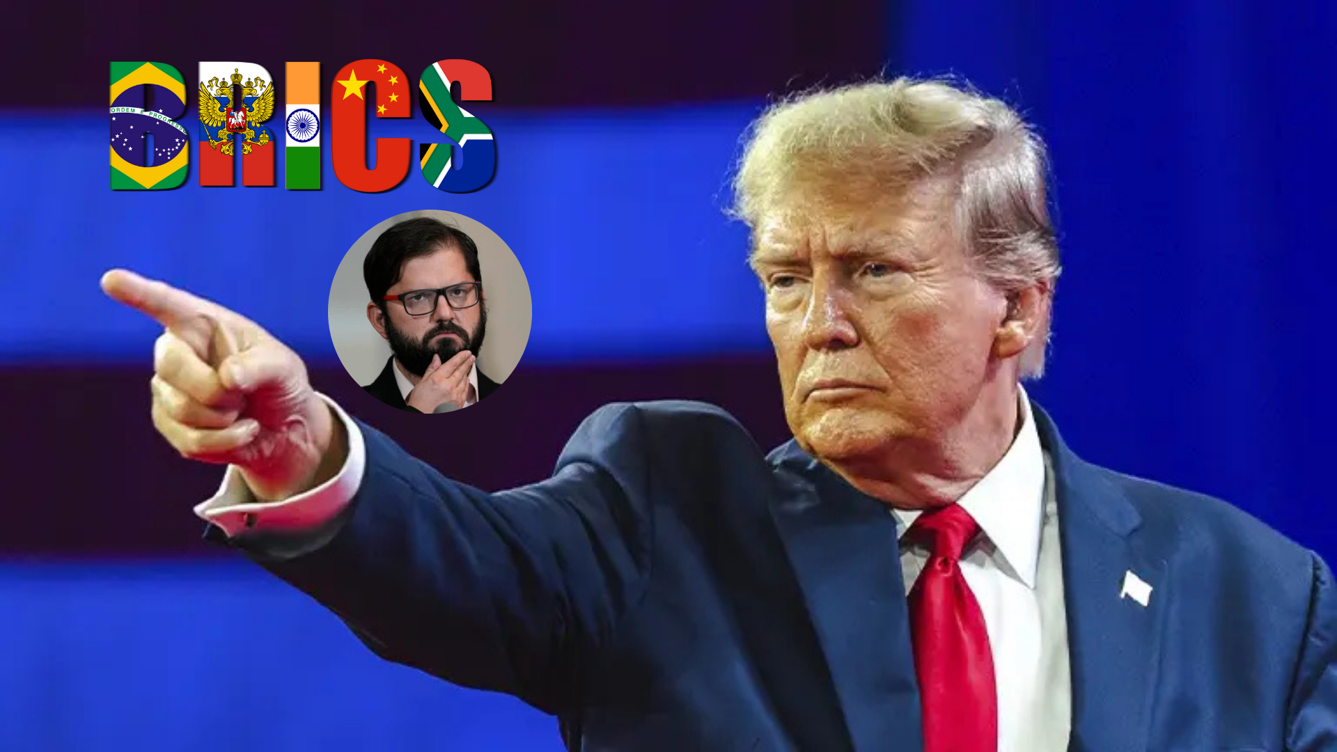 Trump amenaza con arancel adicional a países "alineados" con los BRICS, mientras Boric asiste a la cumbre