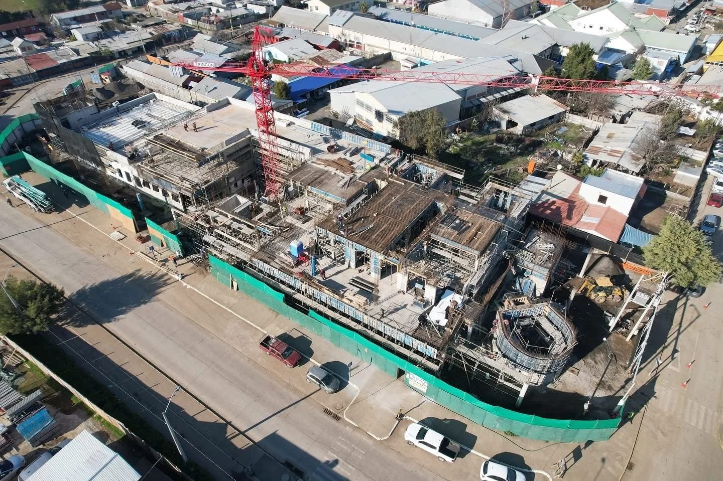 Un 33% de avance presentan las obras del Cesfam y Sar Dr. JoséDurán Trujillo de San Carlos