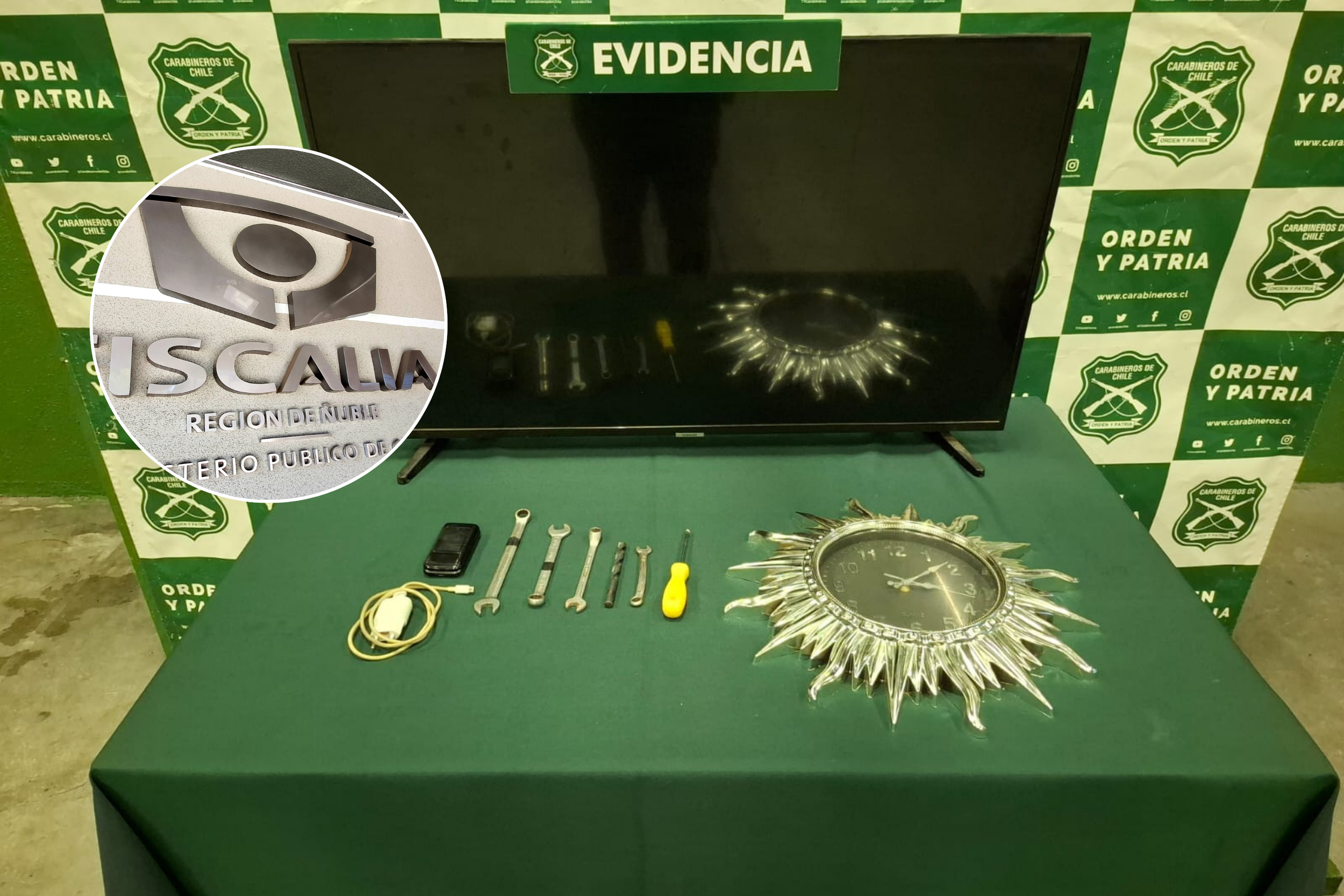 Prisión preventiva para tres imputados por robo en una casa de Chillán