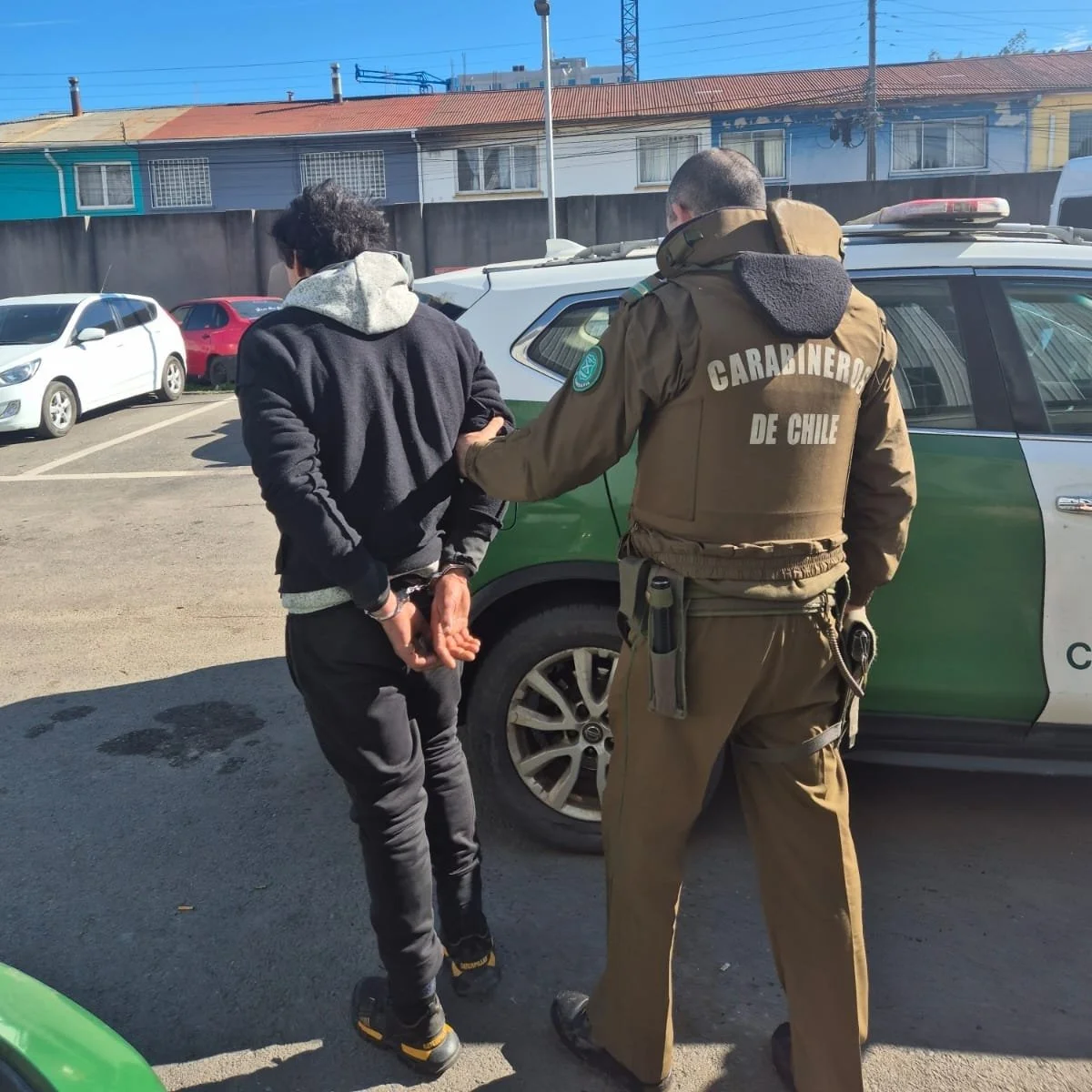 Frustran robo en Chillán, el detenido con 10 aprehensiones queda en libertad