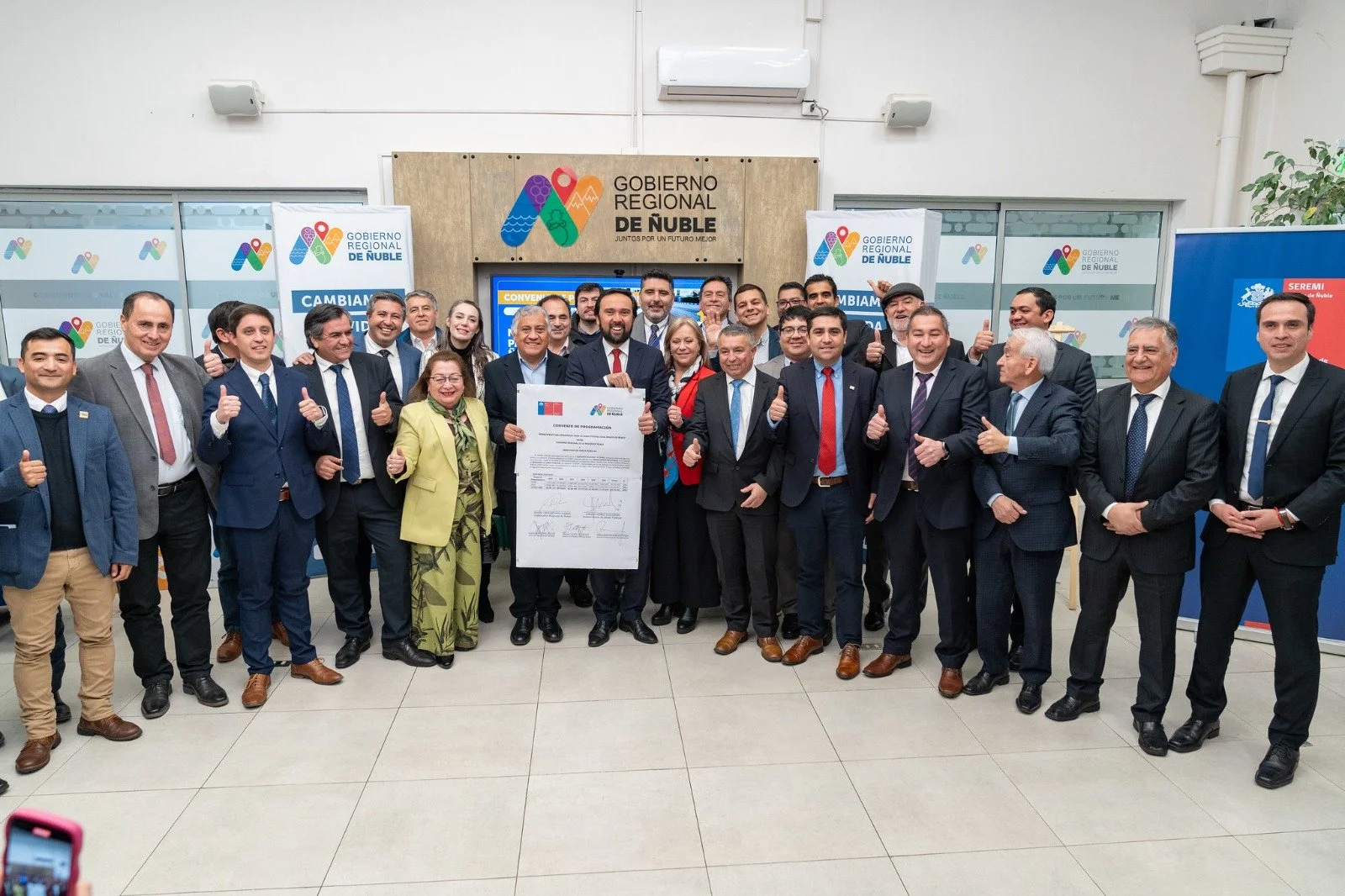 Acuerdo histórico en Ñuble: Convenio MOP-Gore permitirá pavimentar el 50% de los caminos de la región para el 2030