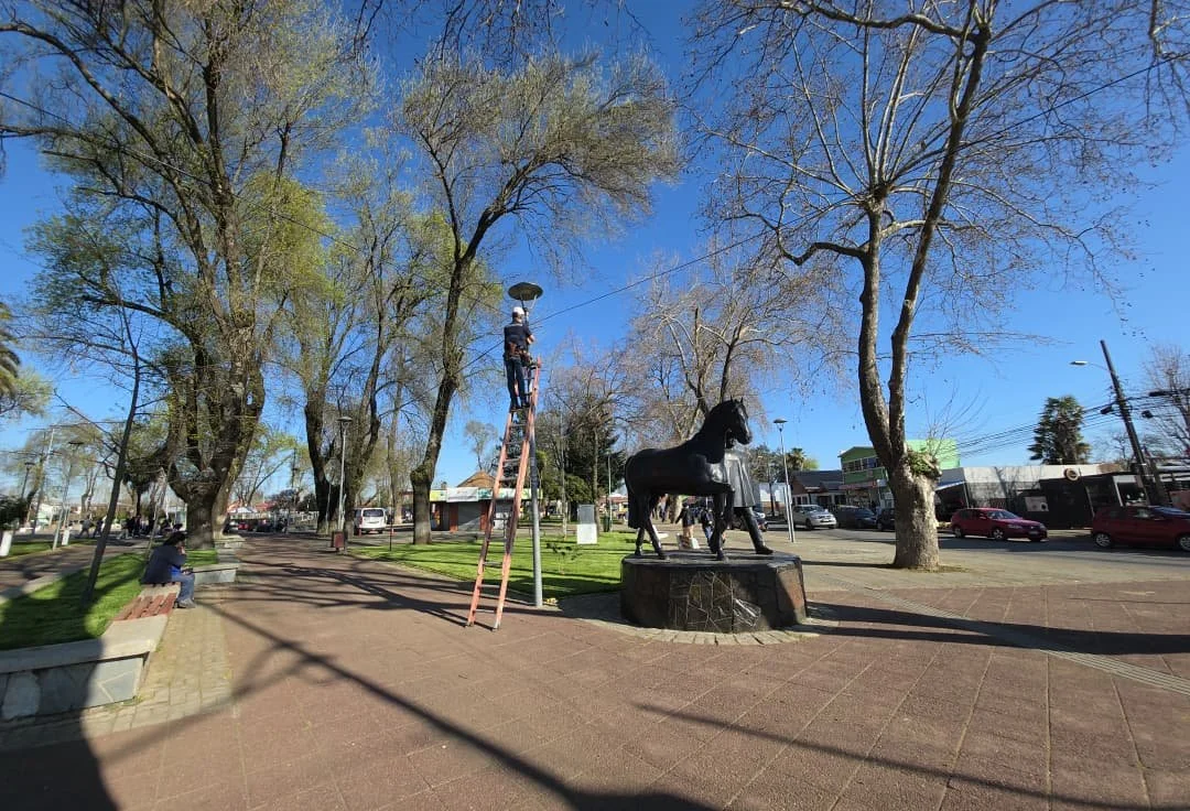 El Carmen comienza la instalación de 23 cámaras de seguridad en la comuna