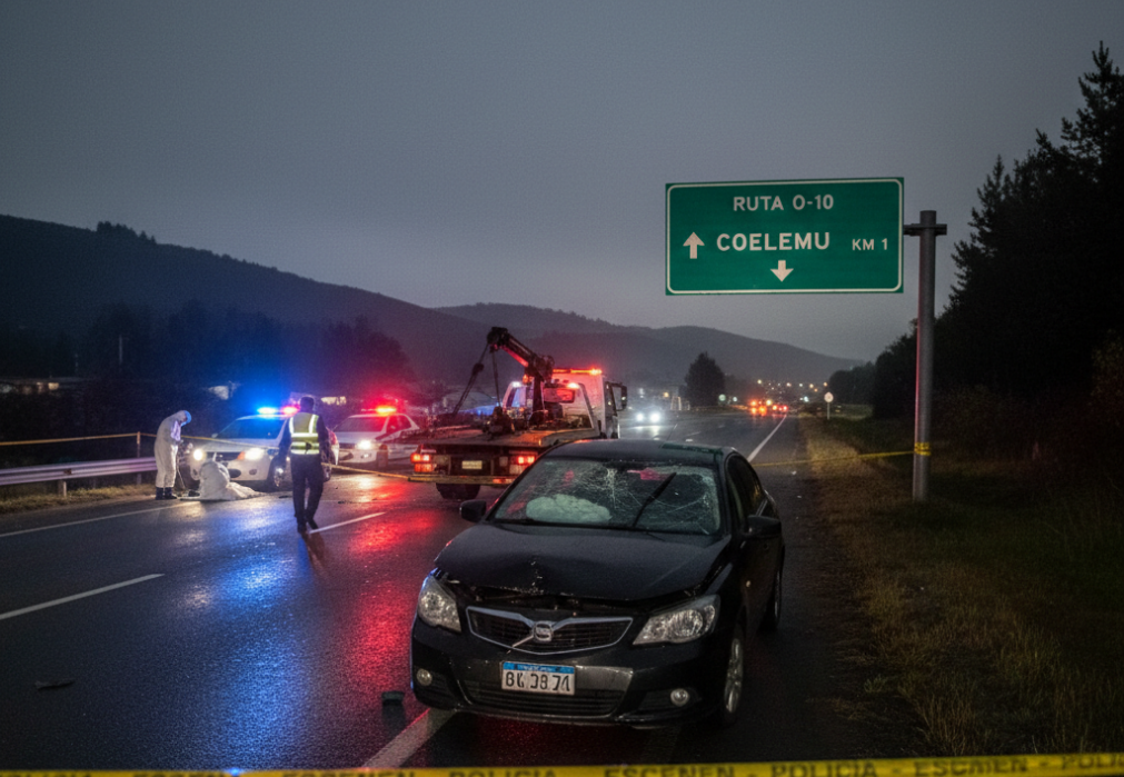 Fiscalía investiga fatal atropello de peatón a la salida de Coelemu